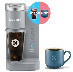 lot 557 image: Keurig K-Iced Essentials, Gray Iced and Hot Single-Serve K-Cup Pod Coffee Maker