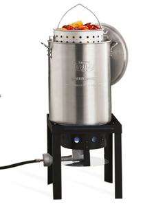 lot 564 image: Expert Grill 30 Quart 7-piece Boil, Fry, Steam Kit