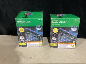 lot 409 image: LOT OF 2 Christmas Lightshow Points of Light Projector with Remote