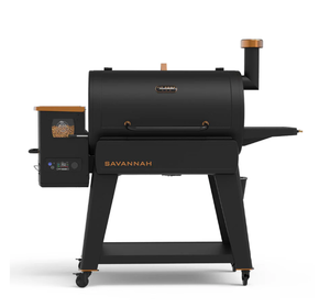 lot 1 image: Pit Boss Savannah 1500 Sq in Wood Pellet Grill and Smoker  Onyx Series