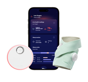 lot 80 image: Owlet Dream Sock - FDA-Cleared Smart Baby Monitor