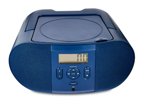 lot 197 image: LOT OF 2 Onn. Portable CD Boombox with Digital FM Radio
