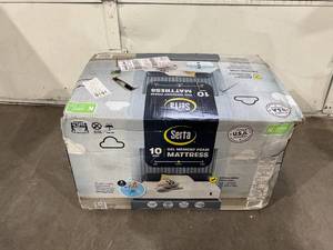 lot 5 image: Serta EZ Tote 10 Cooling Gel Memory Foam Mattress in a Box, King