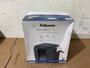 lot 305 image: Fellowes LX50-RS 9-Sheet Cross Cut Paper Personal Shredder