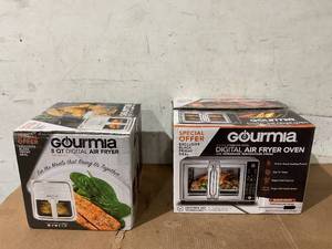 lot 334 image: LOT OF 2 Gourmia Digital Air Fyer Ovens