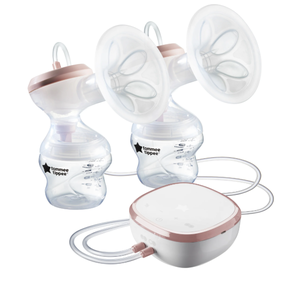 lot 477 image: Tommee Tippee Made for Me Double Electric Breast Pump, USB Rechargeable - Baby Bottles Included