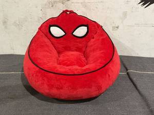 lot 345 image: Marvel Spiderman Compressed Foam Bean Bag Chair for Kids