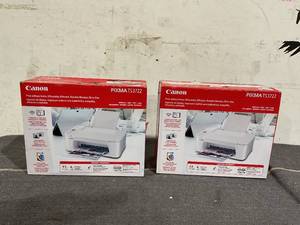 lot 347 image: LOT OF 2 PIXMA TS3722 Wireless All-in-One Home Printer with Scanner and Copier