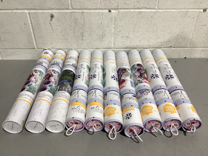 lot 592 image: LOT OF 10 Violet Van Gogh Paint by Numbers Kit Garden Gorgeous 16x20 Canvas
