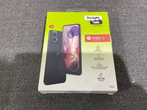 lot 204 image: Straight Talk Moto G Power 5G 2024, 128GB, Black - Prepaid Smartphone