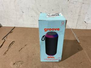 lot 308 image: Onn. Large Rugged Speaker with LED Lighting
