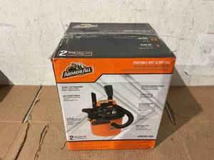 lot 309 image: Armor All 2.5 Gallon Portable Wall Mountable WetDry Utility Vaccum