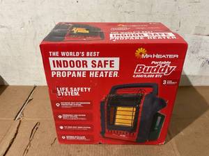 lot 310 image: Mr. Heater Brand Portable Buddy 9,000 BTU Outdoor Camping Liquid Propane Heater