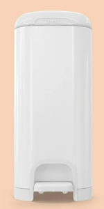 lot 304 image: Diaper Genie Select Pail, Stainless Steel, 1 Diaper Pail