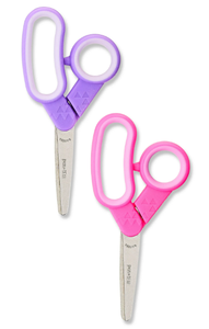 lot 316 image: LOT OF 8 Pen  Gear 5in Blunt 2PCS PinkPurple Scissors