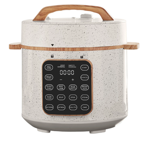 lot 343 image: The Pioneer Woman 6 Qt Pressure Cooker with Touch Control Display, Linen Speckle