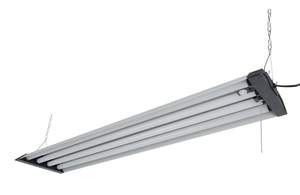 lot 344 image: Hyper Tough 4-ft 10000 Lumen Plug-in 4-Tube Integrated LED Shop Light Fixture