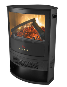 lot 442 image: Better Homes & Gardens New Electric Corner Stove Heater with Remote