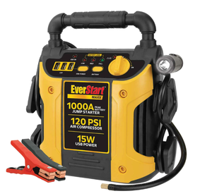 lot 650 image: EverStart Maxx 1000 Peak Amp Jump Starter with 120 PSI Compressor