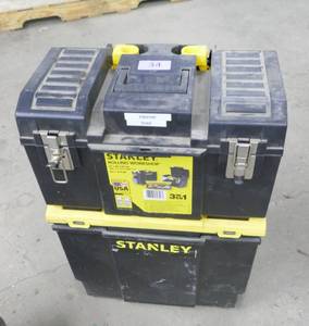 Stacking Stanley tool box and storage box