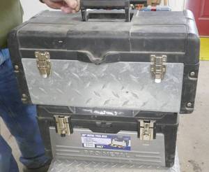 Two tool boxes