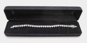 lot 120 image: PAJ Sterling Silver Tennis Bracelet CZ Stones 22.1g