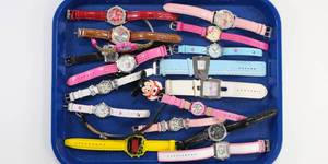 lot 151 image: Hello Kitty Wristwatches Large Lot Quartz