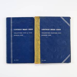 lot 136 image: Lincoln Cent Collection Books Lot of 2