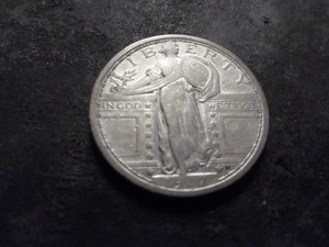 lot 1 image: 1917 Standing Liberty Quarter Type One