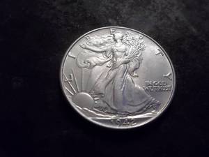 lot 6 image: 1942 Walking Liberty Silver Half Dollar
