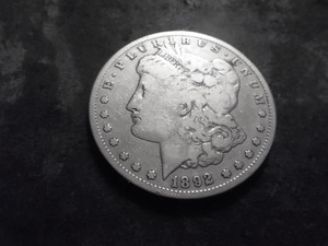 lot 14 image: 1892 S Morgan Silver Dollar