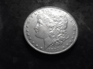 lot 15 image: 1893 Morgan Silver Dollar