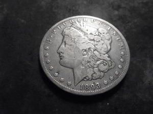 lot 16 image: 1893 CC Morgan Silver Dollar