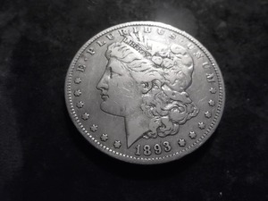 lot 17 image: 1893 O Morgan Silver Dollar