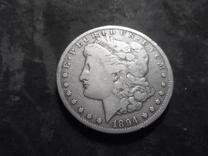 lot 19 image: 1894 O Morgan Silver Dollar