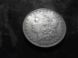 lot 23 image: 1896 Morgan Silver Dollar