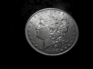 lot 27 image: 1897 S Morgan Silver Dollar
