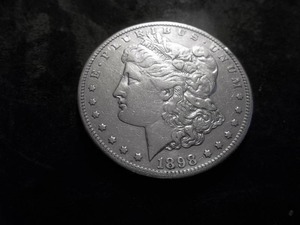 lot 30 image: 1898 S Morgan Silver Dollar