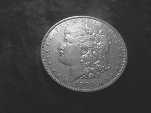 lot 37 image: 1901 Morgan Silver Dollar