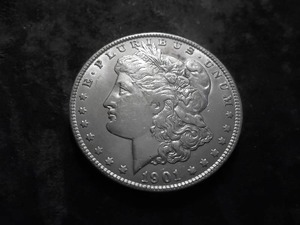 lot 38 image: 1901 O Morgan Silver Dollar