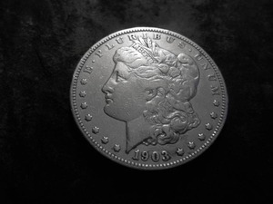 lot 44 image: 1903 O Morgan Silver Dollar