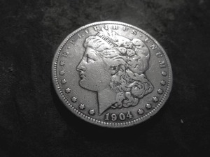 lot 46 image: 1904 Morgan Silver Dollar