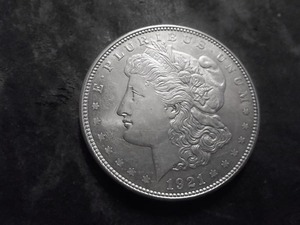 lot 49 image: 1921 D Morgan Silver Dollar