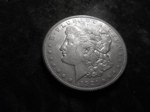 lot 50 image: 1921 S Morgan Silver Dollar