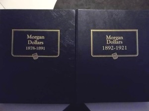 lot 51 image: 2-Series Whitman Morgan Silver Dollar Albums With Sliders
