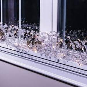 GE StayBright 9 LED Glitter Gem Garland