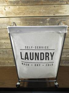22H x 18W x 18L Mobile Laundry BinCart