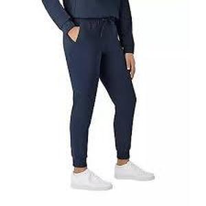 Members Mark Womens Travel Jogger-Black-Small