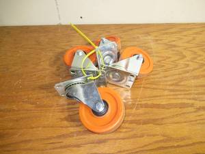 Lot of 4 Heavy Duty Swivel Casters- 4 x 1-14