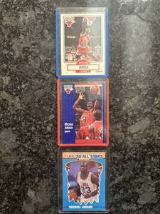 LOT of (3) Michael Jordan cards